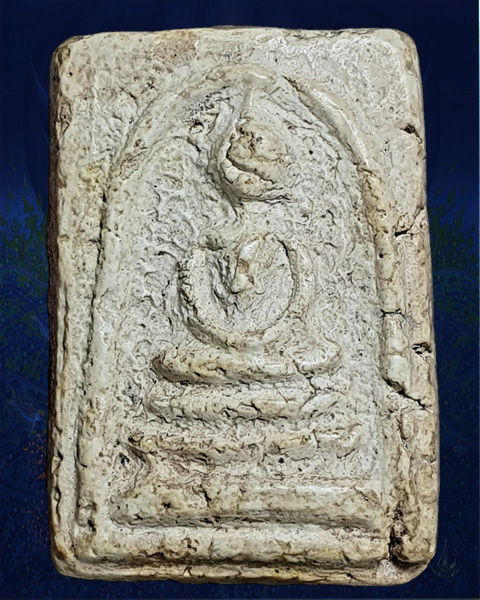 พระสมเด็จ พระครูสุพจน์ วัดสุทัศน์ รุ่นอินโดจีน ปี2484 พิมพ์ไกเซอร์ (เศียรโต) หลังยันต์