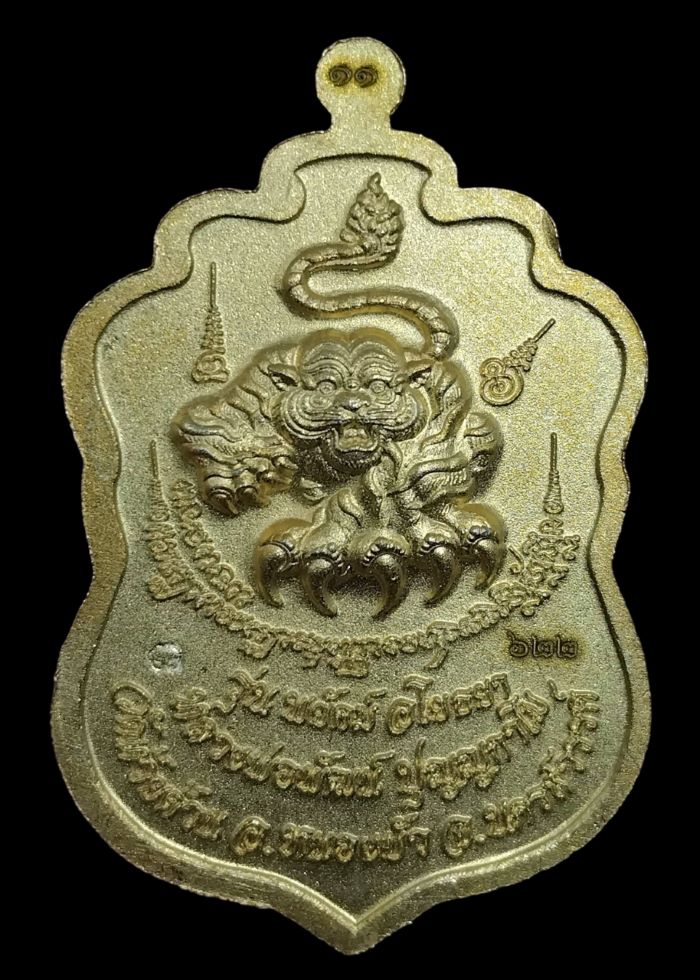 เหรียญพยัคฆ์ หลวงพ่อพัฒน์ วัดห้วยด้วน