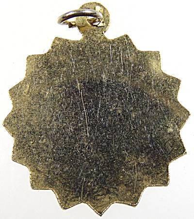 เหรียญจักรลงยาพระครูเกศีคุณาธร วัดมะนาว สุพรรณบุรี ปี19