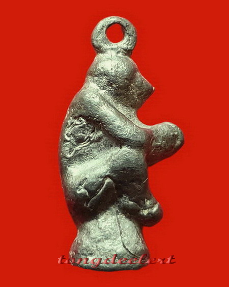 ลิงหลวงปู่หลิว รุ่นแรก เนื้อตะกั่วโบราณ มีรอยจารเต็มสูตร หายาก สวยมากค่ะ