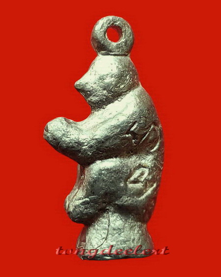 ลิงหลวงปู่หลิว รุ่นแรก เนื้อตะกั่วโบราณ มีรอยจารเต็มสูตร หายาก สวยมากค่ะ