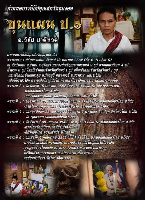 พระขุนแผน ป.๑ สุดยอดเมตตามหาเสน่ห์ โชคลาภ อ.วิชัย มาลีหวล เป็นลูกศิษย์และเป็นหลาน อ.เปล่ง บุญยืน