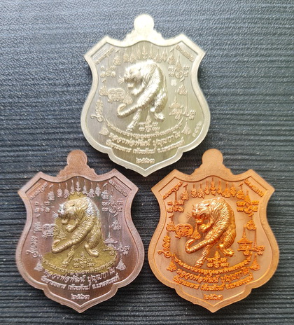 พยัคฆ์เจ้าพระยา ๒๕๖๓..รวม ๓ เหรียญ กล่องเดิม..ลพ.พัฒน์ วัดห้วยด้วน จ.นครสวรรค์ / จัดส่ง ems
