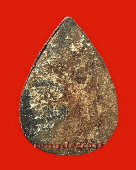 พระท่ากระดานพิมพ์กลีบบัว หลวงพ่อนารถ วัดศรีโลหะราษฎร์บำรุง จ.กาญจนบุรี เนื้อตะกั่วสนิมแดงค่ะ