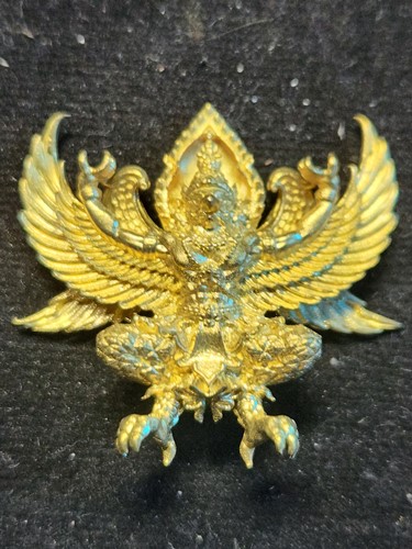 วัดบ้านปูน จ.อยุธยา พญาครุฑพระยาสุบรรณปักษี รวยมหาอำนาจ หลวงปู่ชัช  รุ่นแรก   ปี 2560 เนื้อทองฝาบาตร