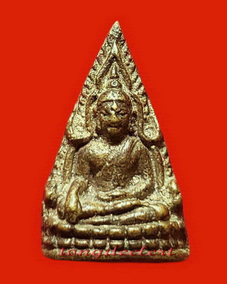 พระพุทธชินราชหล่อโบราณพิมพ์ใหญ่หลังเรียบ หลวงปู่ดี วัดเทวสังฆาราม(วัดเหนือ) จ.กาญจนบุรี สวยมากค่ะ