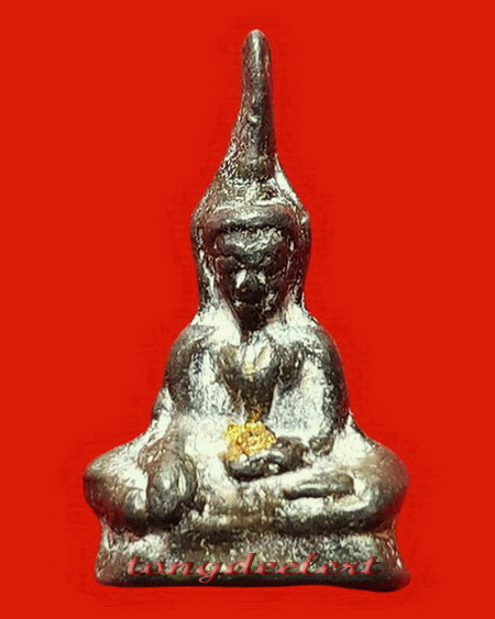 พระท่ากระดานพิมพ์หล่อโบราณ หลวงพ่อนารถ วัดศรีโลหะราษฎร์บำรุง จ.กาญจนบุรี ยุคแรก หายาก สวยมากค่ะ