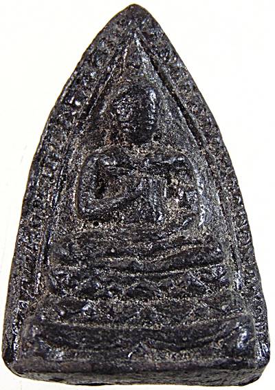 พระผงพุทธกวักหลังยันต์จุ่มรัก