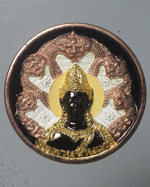 เหรียญจตุคามรามเทพ หน้าตรง รุ่นราชันดำ 50 วัดใหญ่ชัยมงคล จังหวัดนครศรีธรรมราช