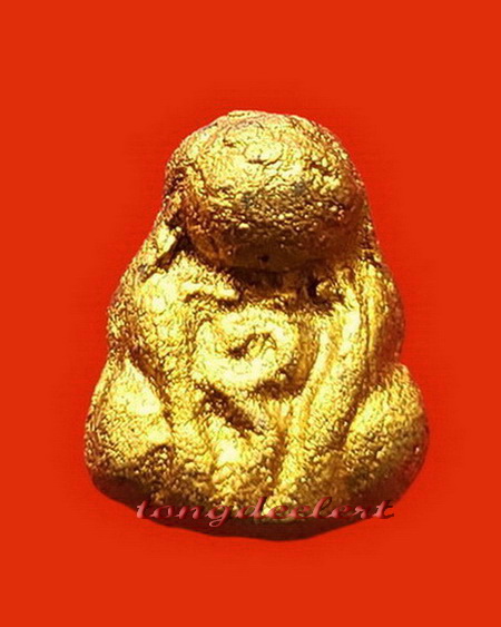 พระปิดตาเจ้าเงาะทาบรอนซ์ทอง หลวงพ่อนารถ วัดศรีโลหะราษฎร์บำรุง จ.กาญจนบุรี หายาก สวยมากค่ะ