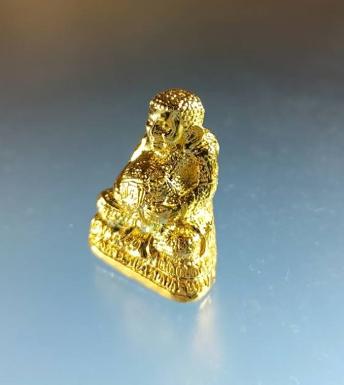 พระสังกัจจายน์ พระอรหันต์บันดาลโชคลาภ รุ่นสร้างพระมหาเจดีย์ ปี48 วัดนก กทม.