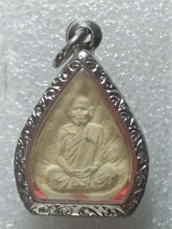 พระผงหลวงพ่ออิ่ม วัดศีลขันธาราม จ.อ่างทอง + กรอบ 