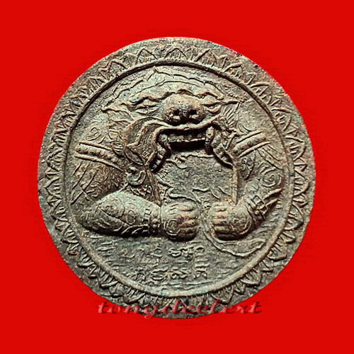 หนุมานครองเมือง หลวงพ่อเล็ก วัดสันติคีรีศรีบรมธาตู(วัดเขาดิน) จ.กาญจนบุรี เนื้อแร่(นิยม,หายาก)ค่ะ