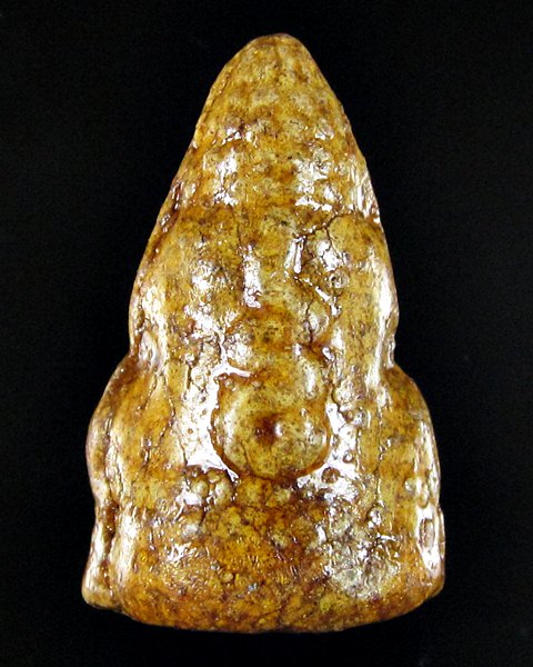 พระปิดตาเนื้อผงเคลือบแล็คเกอร์ ไม่ทราบที่ครับ