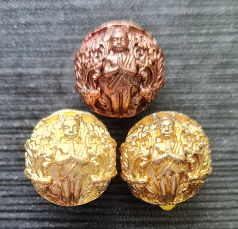 ลูกอมไอ้ไข่ ๒๕๖๓..ทองแดง + กะไหล่ทอง + ทองเหลือง..วัดศรีมาประสิทธิ์ จ.นครศรีธรรมราช / ส่ง ems