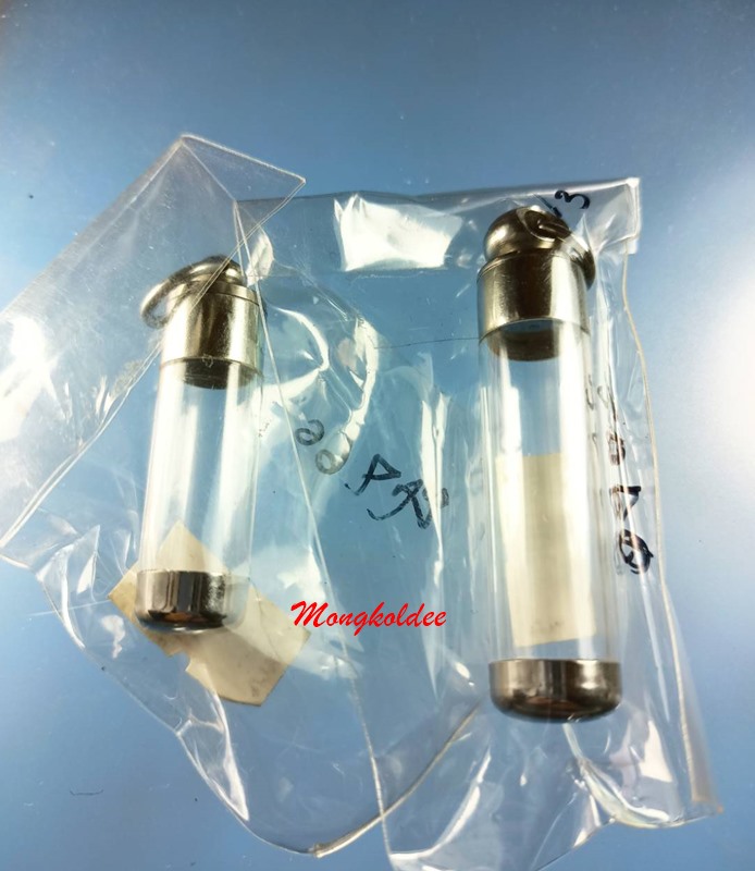หลอดใส่ตะกรุด หลอดใส่เครื่องราง หัวเกลียวสเตนเลสเนื้อดี จัดโปรให้ 2 ขนาด ของใหม่ มือ 1