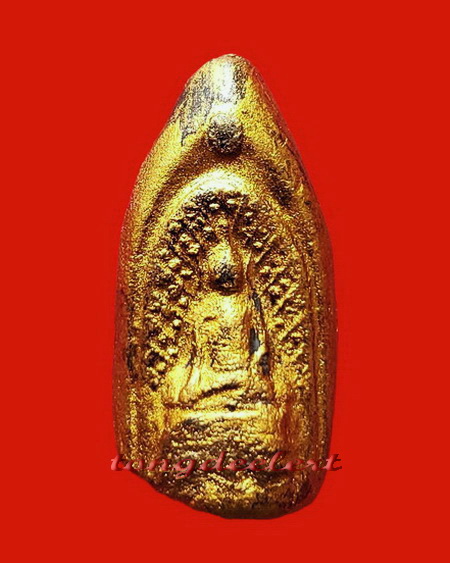 พระกริ่งคลองตะเคียนทาทองบรอนซ์ หลวงพ่อนารถ วัดศรีโลหะราษฎร์บำรุง จ.กาญจนบุรี สวยมากค่ะ