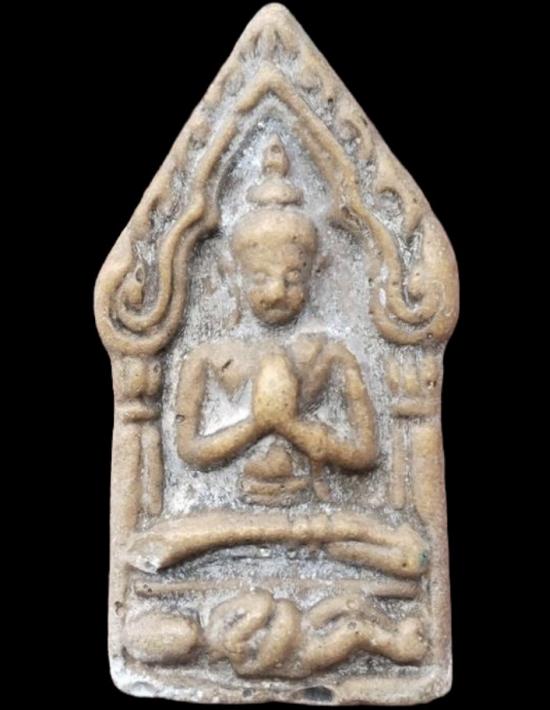 พระขุนแผนปลุกกุมาร เนื้อผงน้ำมัน(ผิวมันปู) หลวงพ่อกวย วัดโฆสิตาราม จ.ชัยนาท