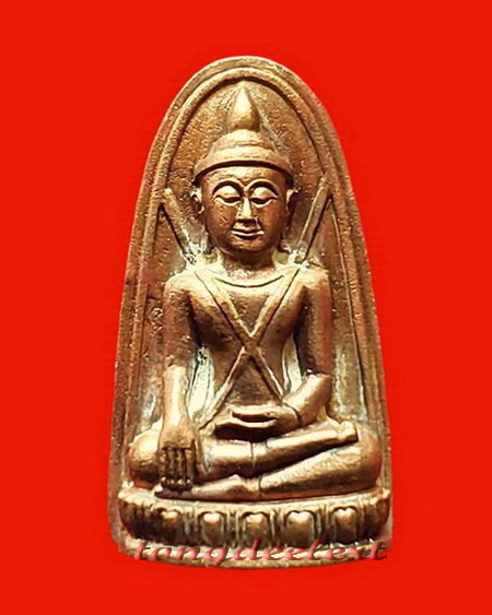 พระบุเรงนอง หลวงพ่ออุตตมะ วัดวังก์วิเวการาม จ.กาญจนบุรี ฉลองอายุ 84 ปี เนื้อทองแดง สวยมากค่ะ