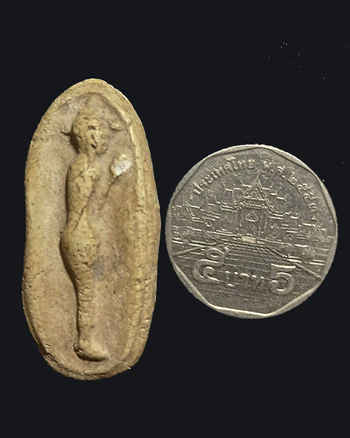 พระผง พิมพ์วันทาเสมา เนื้อขาว ไม่ทราบที่