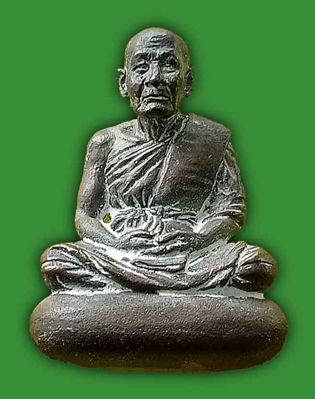 รูปหล่อเบ้าทุบ ทองระฆัง มหามงคล ๘๙ (จันทร์เพ็ญ) หลวงปู่จันทร์หอม วัดบุ่งขี้เหล็ก อุบลราชธานี