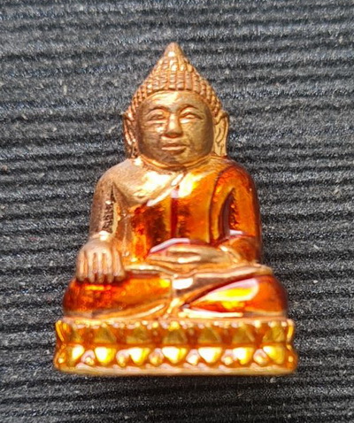 พระกริ่งเล็ก หลวงพ่อสำเร็จศักดิ์สิทธิ์ รุ่นรวยปลดหนี้ ๒๕๖๔..ทองแดงนอกลงยา..วัดหนองสะเดา จ.สระบุรี