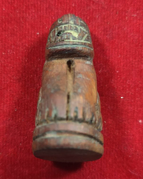 เสือแกะจากไม้ ไม่ทราบที่