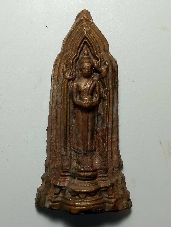 พระโคนสมอเนื้อดิน  สูง 9.5 เซนฯ 