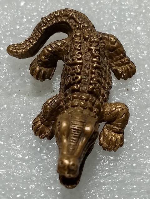 พญาจระเข้ วัดปราณบุรี จ.ประจวบคีรีขันธ์ รุ่นเงินไหลมา มหาเศรษฐี 