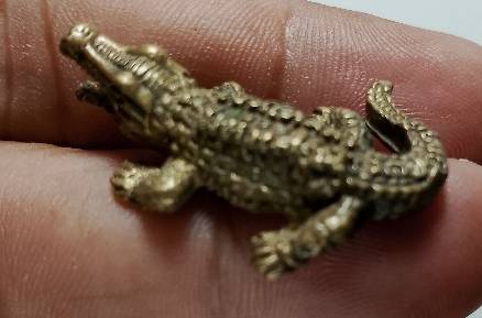 พญาจระเข้ วัดปราณบุรี จ.ประจวบคีรีขันธ์ รุ่นเงินไหลมา มหาเศรษฐี 