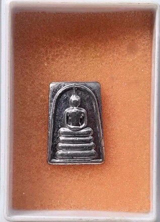 พระสมเด็จคะแนน เนื้อตะกั่ว หลังจาร ไม่ทราบที่ #9