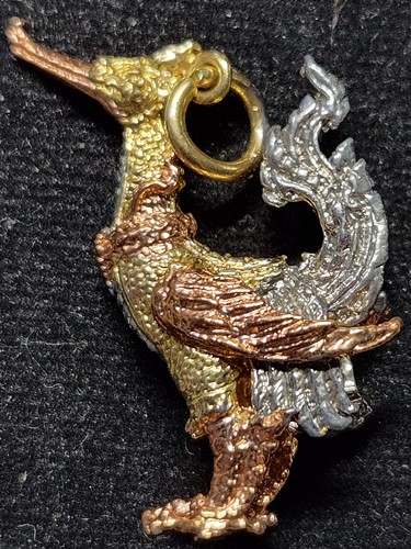 วัดพระทรง  เพชรบุรี พญาหงษ์ หลวงพ่อแล ปี 2536 เนื้อทองผสม 3K