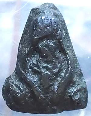 ปิดตาสองหน้า เนื้อสำริด