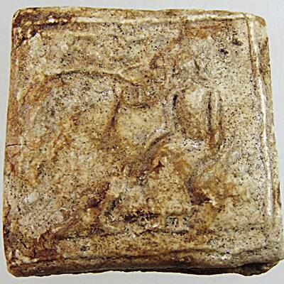 พระเนื้อผงพิมพ์ปางเรไลย์