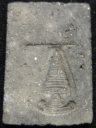 วัดระฆังโฆสิตาราม  กทม พระสมเด็จข้างบัว เจ้าคุณเที่ยง  สร้างจากเนื้อดินหุ่นหรือดินไทย 2507