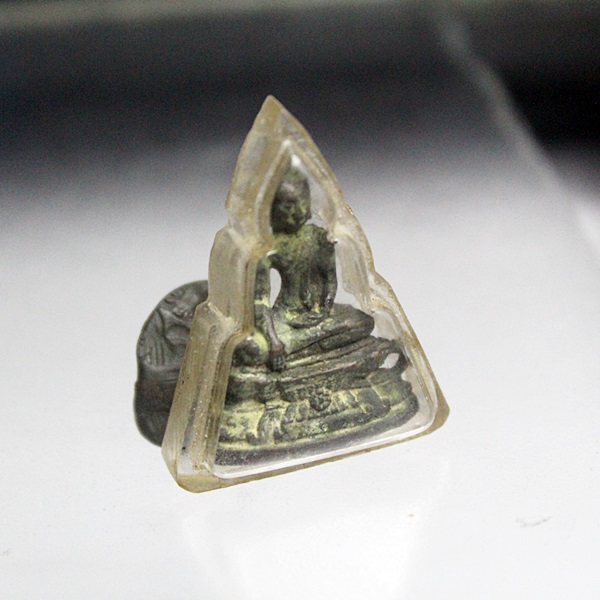 A328รูปหล่อรุ่นแรก พระครูเหล็ก วัดแจ้งสว่างใน จ.ขอนแก่น