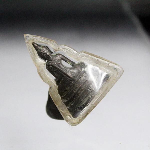 A328รูปหล่อรุ่นแรก พระครูเหล็ก วัดแจ้งสว่างใน จ.ขอนแก่น