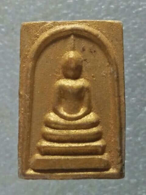 พระสมเด็จคะแนนทาทอง หลังยันต์หลวงพ่อบุญหลาย วัดโนนทรายทอง อำนาจเจริญ