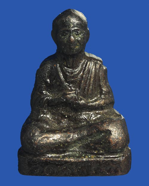รูปเหมือนปั๊ม สมเด็จพระพุฒาจารย์โต พรหมรังษี วัดละครทำ กรุงเทพฯ 2508