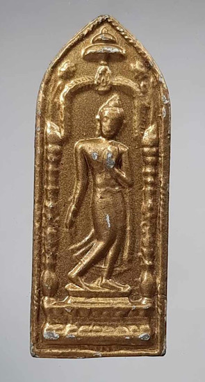 พระกำแพงนิ้ว เนื้อชินตะกั่ว วัดศาลาท่าทราย จ.สุพรรณบุรี ปี2550 กล่องเดิมๆ (พ่อรวย เสก) #1
