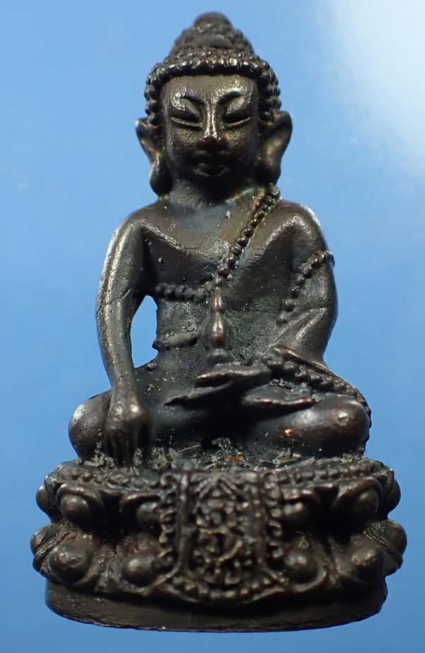 พระกริ่งศิรากาศ(คุ้มเกล้า)หน้าจีน ก้นถ้วย(หายาก+นิยม) นวะโลหะ พ.ศ.๒๕๒๔+บัตรรับรองพระแท้*56