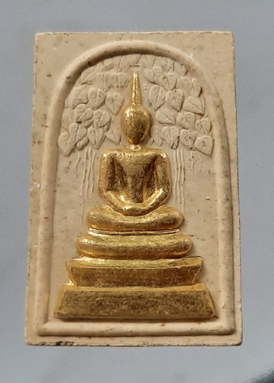 พระสมเด็จหน้าทอง หลวงพ่อนาม วัดเกาะ อ.โพธิ์ทอง จ.อ่างทอง