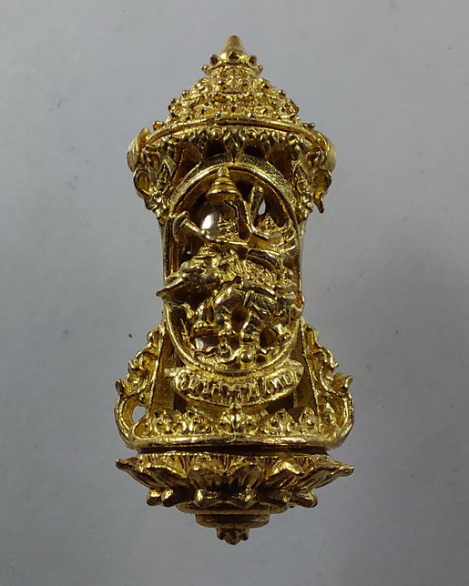 " ตะกรุด รุ่นนักรบไทย หลวงพ่อปกรณ์ วัดถ้ำผาแด่น จ.สกลนคร เนื้อทองระฆ้ง ใส้ตะกรุดเงิน สวยๆครับ "