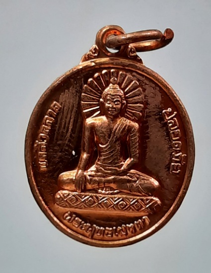 เหรียญพระพุทธเมตตา เขาคิชฌกูฏ จ.จันทบุรี ปี2559 เนื้อทองแดง กล่องเดิม