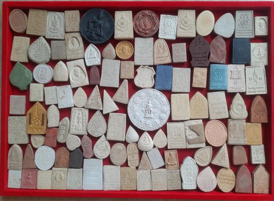 พระเนื้อดิน เนื้อผง จำนวน100องค์ ชุดที่1