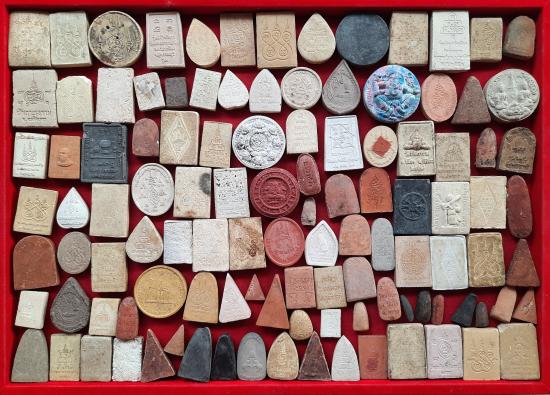 พระเนื้อดิน เนื้อผง จำนวน100องค์ ชุดที่2