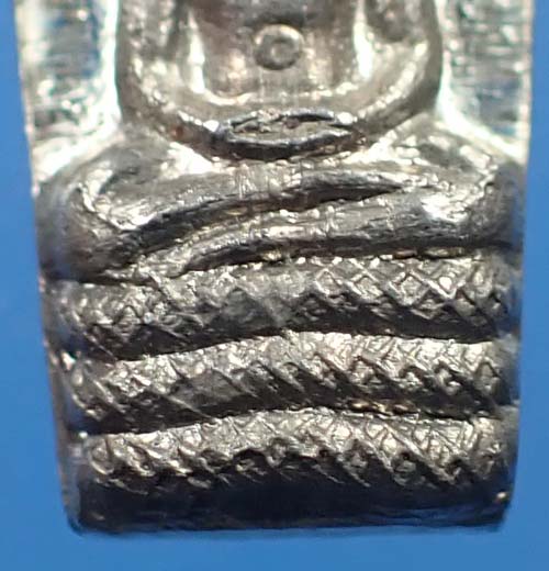 พระนาคปรกใบมะขาม รุ่นแรก ปี 2521 เนื้อเงินหายากที่สุด สภาพแชมป์ประเทศไทย+บัตรรับรองพระแท้*72