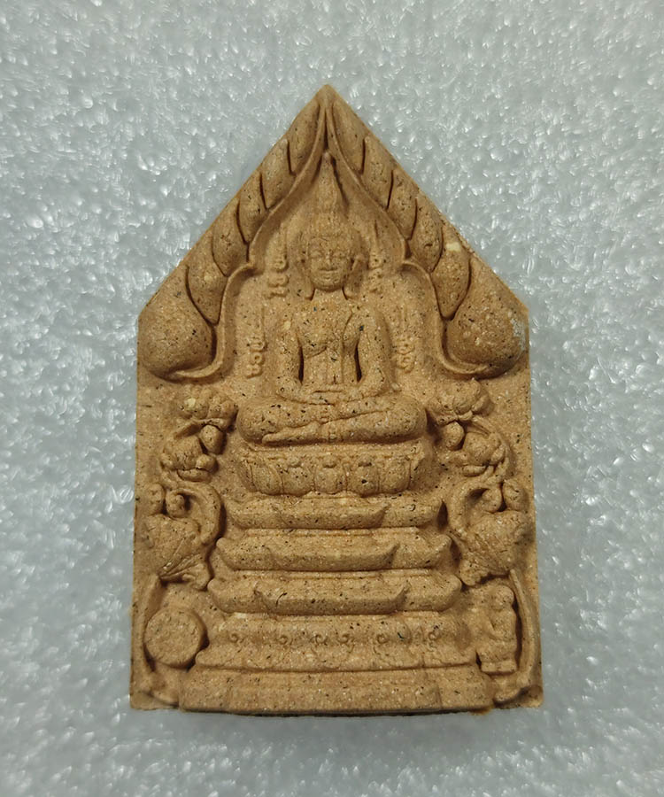 เคาะเดียว พระพุทธเจริญทรัพย์ ฝังตะกรุดทองแดง หลวงปู่มหาศิลา สิริจันโท เมตตาอธิษฐานจิตปลุกเสกเดี่ยว