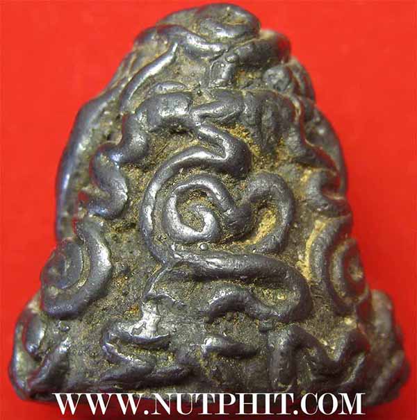 พระปิดตาเนื้อเมฆพัด พ.ศ.๒๔๕๐ หลวงพ่อผันตำหรับเดียวกับหลวงพ่อทับ วัดทอง+บัตรรับรองพระแท้*ส92