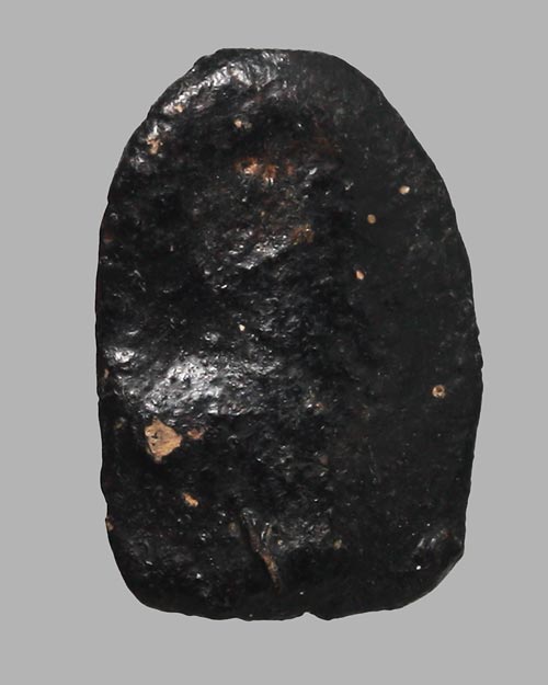 นางกวัก เนื้อดิน สีดำ พิมพ์จิ๋ว